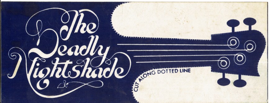 deadly nightshade bumper sticker10222015