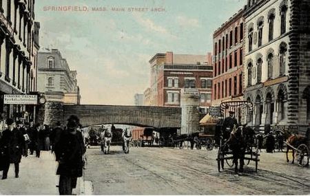 springfield_ma_6 main st arch postcard