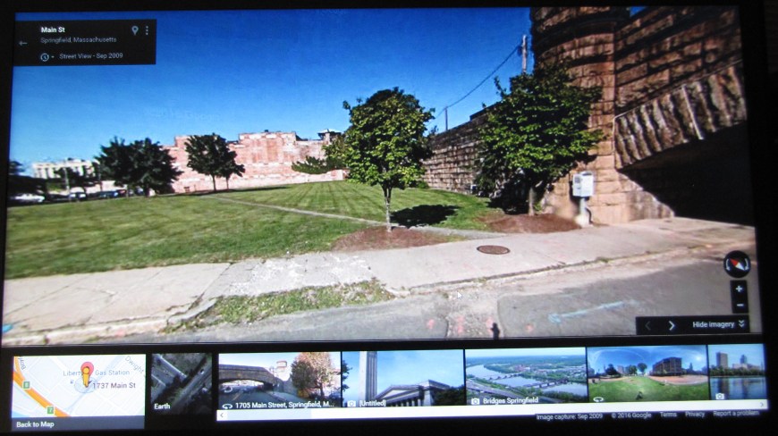 site of arch cafe, google maps street view