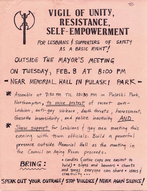 feb 8 1982 vigil flyer